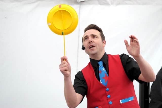 Local entertainer 'Silly Scott' will perform at the free event this July.