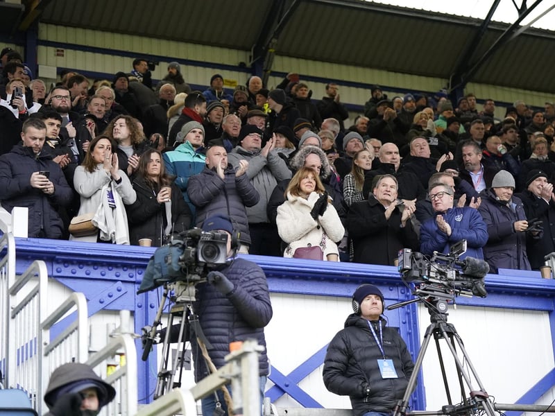 18,280 Pompey fans were inside Fratton Park for the visit of Leyton Orient.