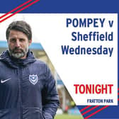 Pompey play host to Sheffield Wednesday tonight in League One