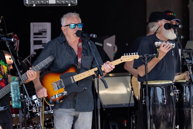 UB40 tribute 'RU40' on stage at Port Solent. 
Picture: Mike Cooter (290723)