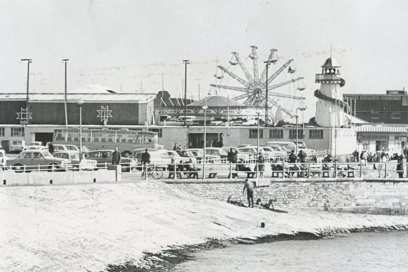 Clarence Pier and fairground in July 1970. The News PP5597