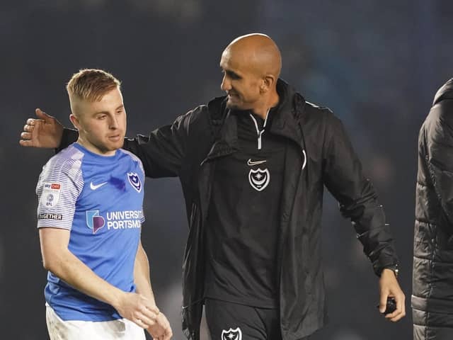 Zesh Rehman's coaching impact since stepping up into Pompey's first-team has impressed the Blues' hierarchy. Picture: Jason Brown/ProSportsImages