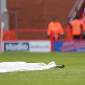 Work has been carried out on Accrington's Wham Stadium pitch work week.  Picture: Ian Horrocks/Sunderland AFC via Getty Images