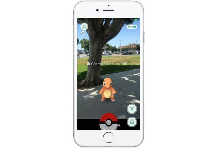 An iPhone showing Pokemon Go - the game everyone was playing in 2016