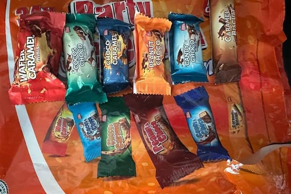 A Portchester man has been left 'disappointed' with Lidl after discovering incorrect packaging on sweets.