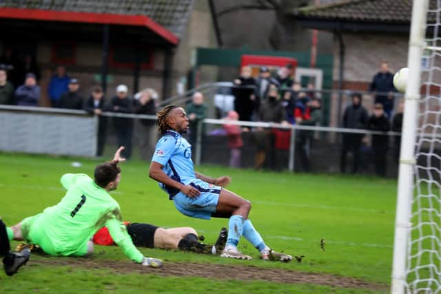 Rafa Ramos struck twice in AFC Portchester's thumping win over Alton Picture: Sam Stephenson