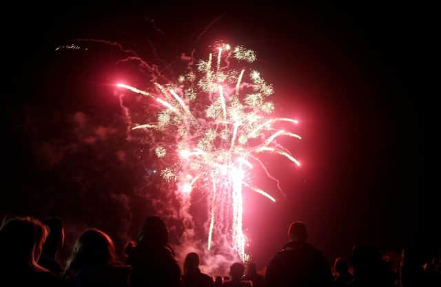 The 2018 fireworks display on Stockheath Common in Leigh Park. Picture: Sarah Standing (180814-8836)