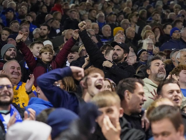 The Pompey fans were treated to a 3-1 win against Preston.