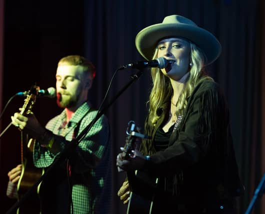 Emma Svensson performs at Country on The Coast 2023, South Parade Pier. Picture by Emma Terracciano
