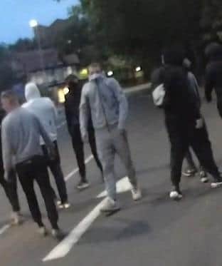 Hampshire police have released a series of images of people they want to speak to in connection with disorder on the M275 on the evening of Wednesday, August 7, 2024.Picture by Hampshire and Isle of Wight Constabulary