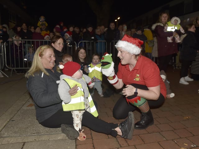 Jiggy Wrigglers perform at the Portchester Christmas Lights Switch On.  Picture: Sarah Standing (291124-6786)