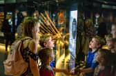 Visitors at the Mary Rose Museum as part of British Science Week in 2019.