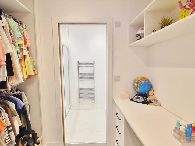 The listing says: "Located in the heart of Denmead village we are delighted to offer for sale this stunning 4 double bedroom detached property on Hambledon Road. The current owners have completely modernised and extended this property to a very high standard throughout and internal viewings are essential to fully appreciate all this amazing property has to offer."