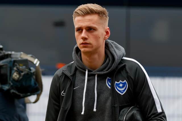 Pompey keeper Alex Bass. Picture: Simon Davies