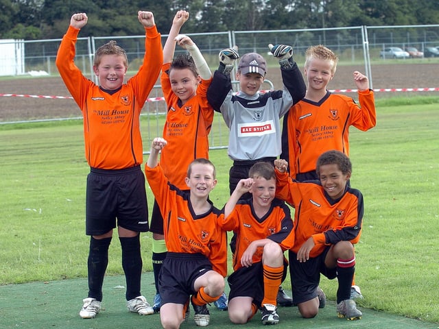 The AFC Portchester Red A under-10s team that competed in the Whiteley Sixes in 2007.
