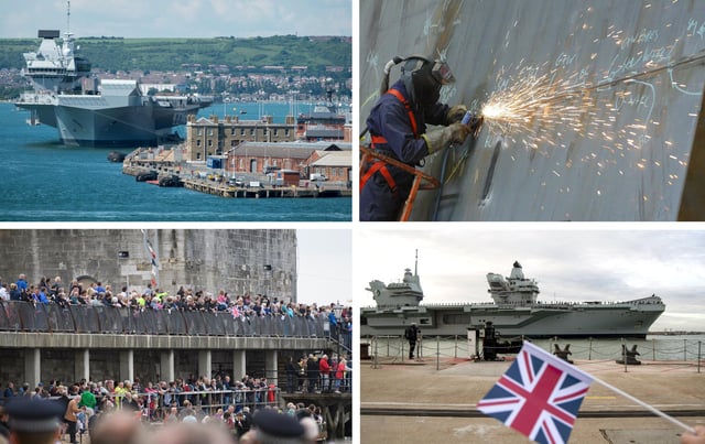 HMS Queen Elizabeth through the years