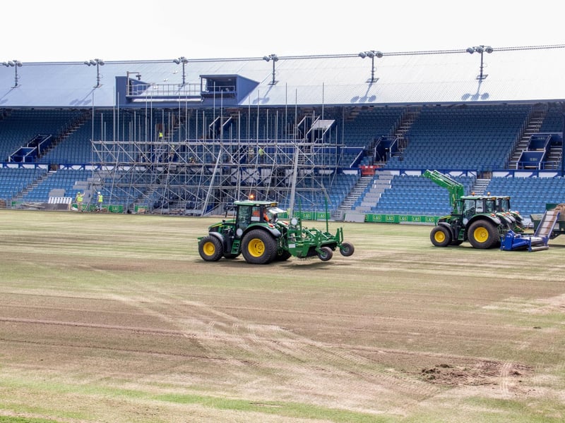 It's been all-go at Fratton Park since the final home game of the season against Wigan.Picture: Habibur Rahman