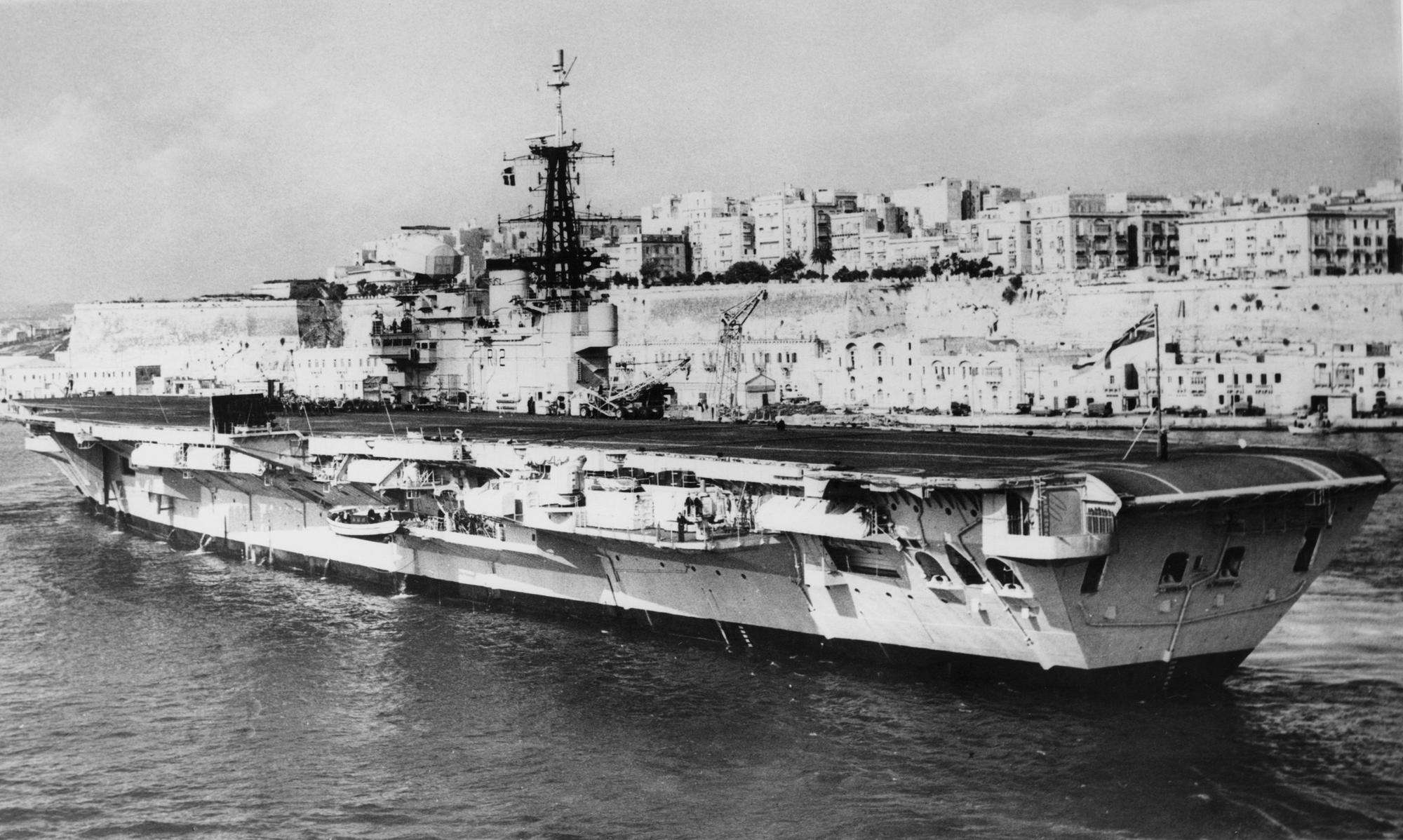 The glorious life of Royal Navy aircraft carrier HMS Hermes in photos