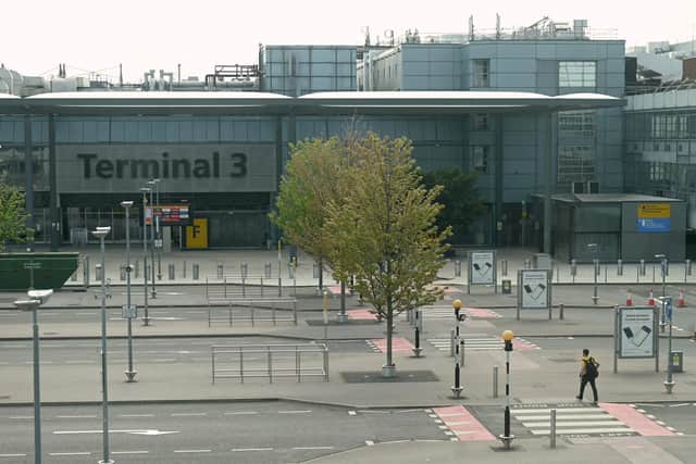 Heathrow airport. Picture: DANIEL LEAL/AFP via Getty Images.