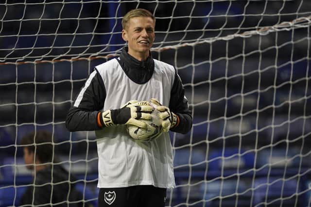 Pompey are seeking a loan destination for Alex Bass this winter, Picture: Jason Brown/ProSportsImages