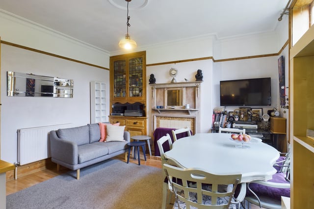 The reception area in the Merrivale house.