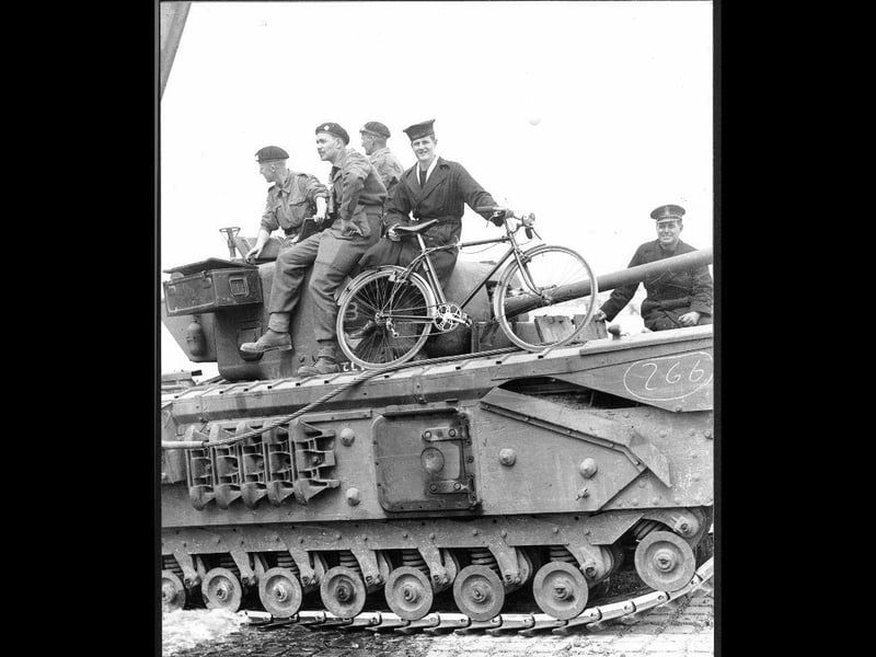 Off to Normandy - with their bike too