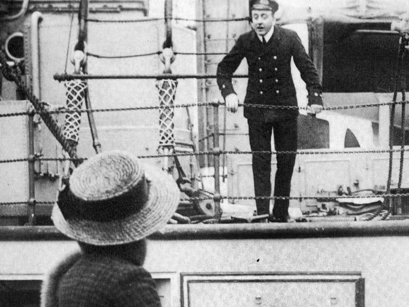 So near but yet so far...Portsmouth Harbour 1900