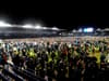 Fratton Park: Human ashes reportedly scattered during Pompey fans' League One win pitch invasion