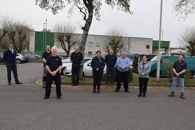 The team at Penta Precision in Portsmouth 