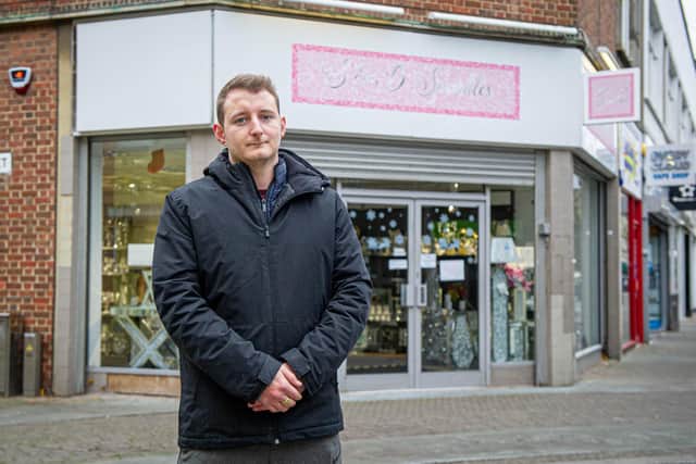 S&D Sparkles owner Donald Price outside his shop on November 26, 2020.


Picture: Habibur Rahman