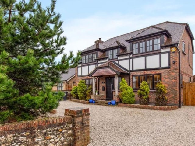 This property is on the market for £685,000 and it is being sold with Treagust and Co.