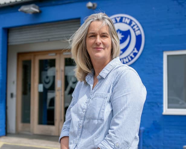 Pictured: Clare Martin at Portsmouth In The Community, Portsmouth on 30th May 2022. Picture: Habibur Rahman