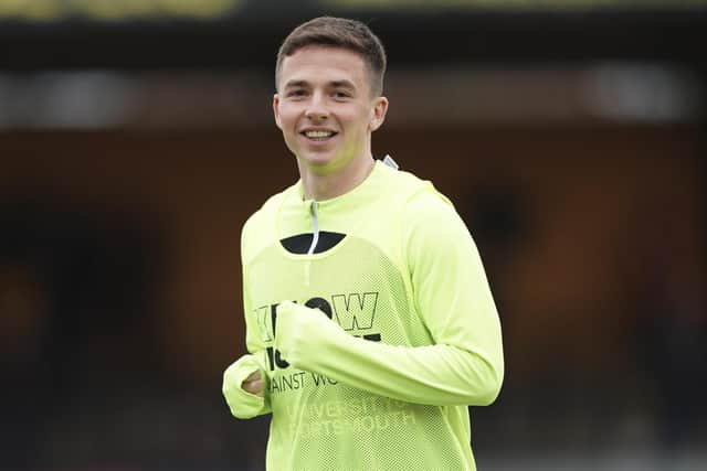 Tom Lowery completed his return to the Pompey side against Cambridge on Saturday.