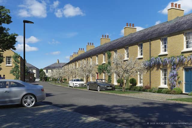 A total of 6,000 homes will make up the new garden village - with just 10 per cent guaranteed to be affordable housing. Picture: Buckland Developments Ltd