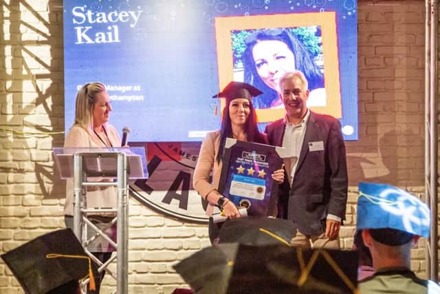 Gunwharf Quays bar staff Stacey Kali was part of an 'exceptional' cohort who graduated from a national training scheme. Picture: Stonegate Group