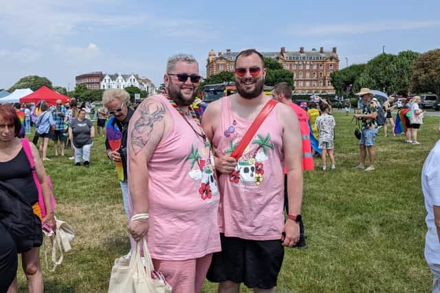 Left to right: Chris Reilly and Kez McIndoe.