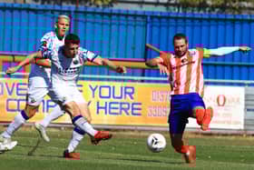 James Roberts has scored three goals in Hawks' opening four National League South fixtures of 2022/23. Picture by Dave Haines