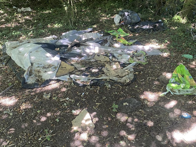 Travellers leave disgusting mess in Waterlooville after week-long stay