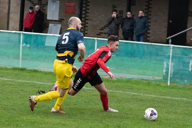 Jack Breed, right, could be available for Fareham's home game with Fleet Town. Picture: Duncan Shepherd