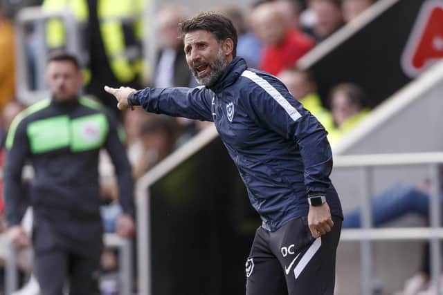 Pompey boss Danny Cowley