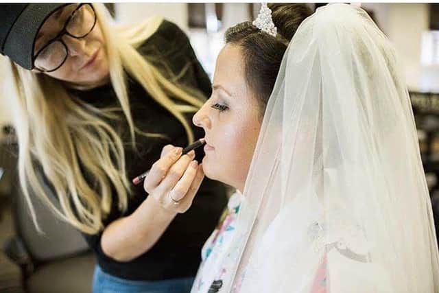 CAPTION: Kim Kingston, owner of The Beauty Shed, Southsea, at work