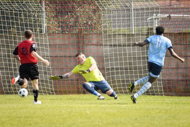 Pictured is: Portchester Rovers (Blue Shirts) v Wymering

Picture: Keith Woodland (160421-707)