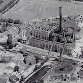 No! Not being demolished. A new extension to Portsmouth power station, Old Portsmouth, under construction, 1949.
Picture: Simmons Aerofilms/Mike Nolan Collection 