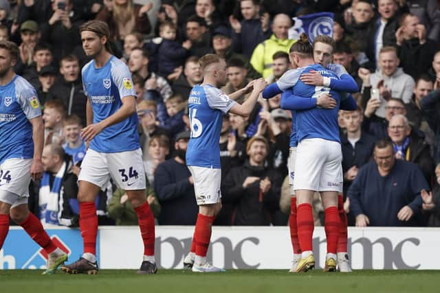 Pompey cruised to victory over Cheltenham today.