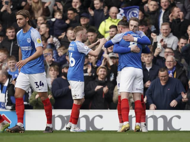 Pompey cruised to victory over Cheltenham today.