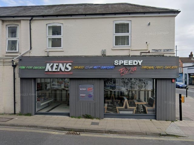 Kens Fried Chicken And Speedy Pizza at 161 West Street, Fareham was rated five on March 22.