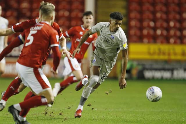 Reeco Hackett-Fairchild would benefit from Pompey's proposed reserve team set-up after being unable to break into the first-team since his January arrival. Picture: Paul Thompson/ProSportsImages