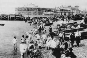 A postcard of Clarence Pier 1909