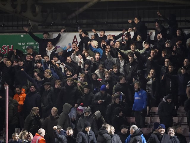 The fans were on hand to see John Mousinho's side return to the top of the table thanks to a comfortable win at Sixfields