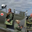 Peter Crabtree on a once in a lifetime Spitfire flight after losing 4 stone 3 pounds